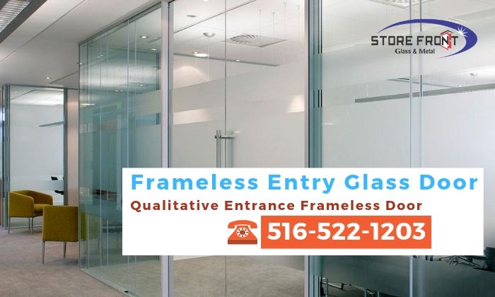 Frameless Entry Glass Door